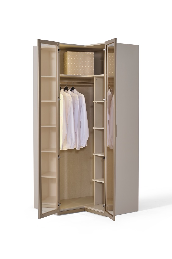 105 cm x 105 cm Köşe Dolap