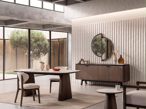 Konsol + Yemek Masası ( Açılır ) + 6 Ad Sandalye