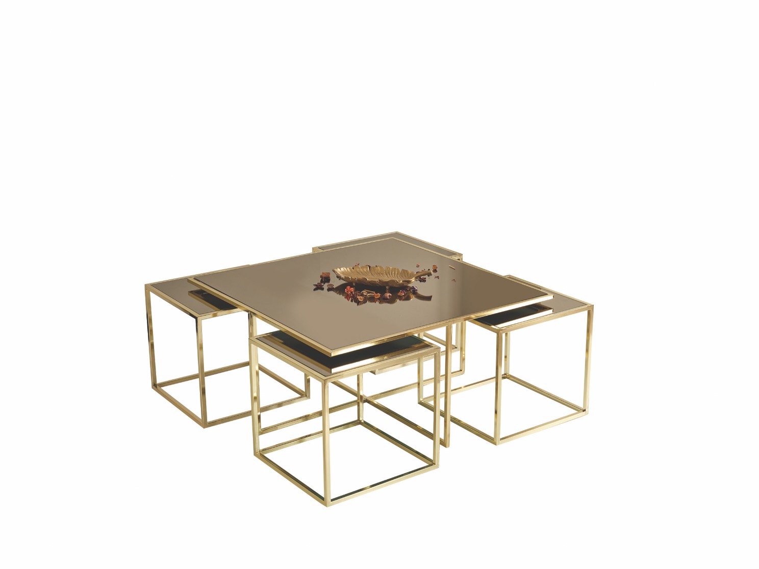 Bean 4 lü  Gold Sehpa