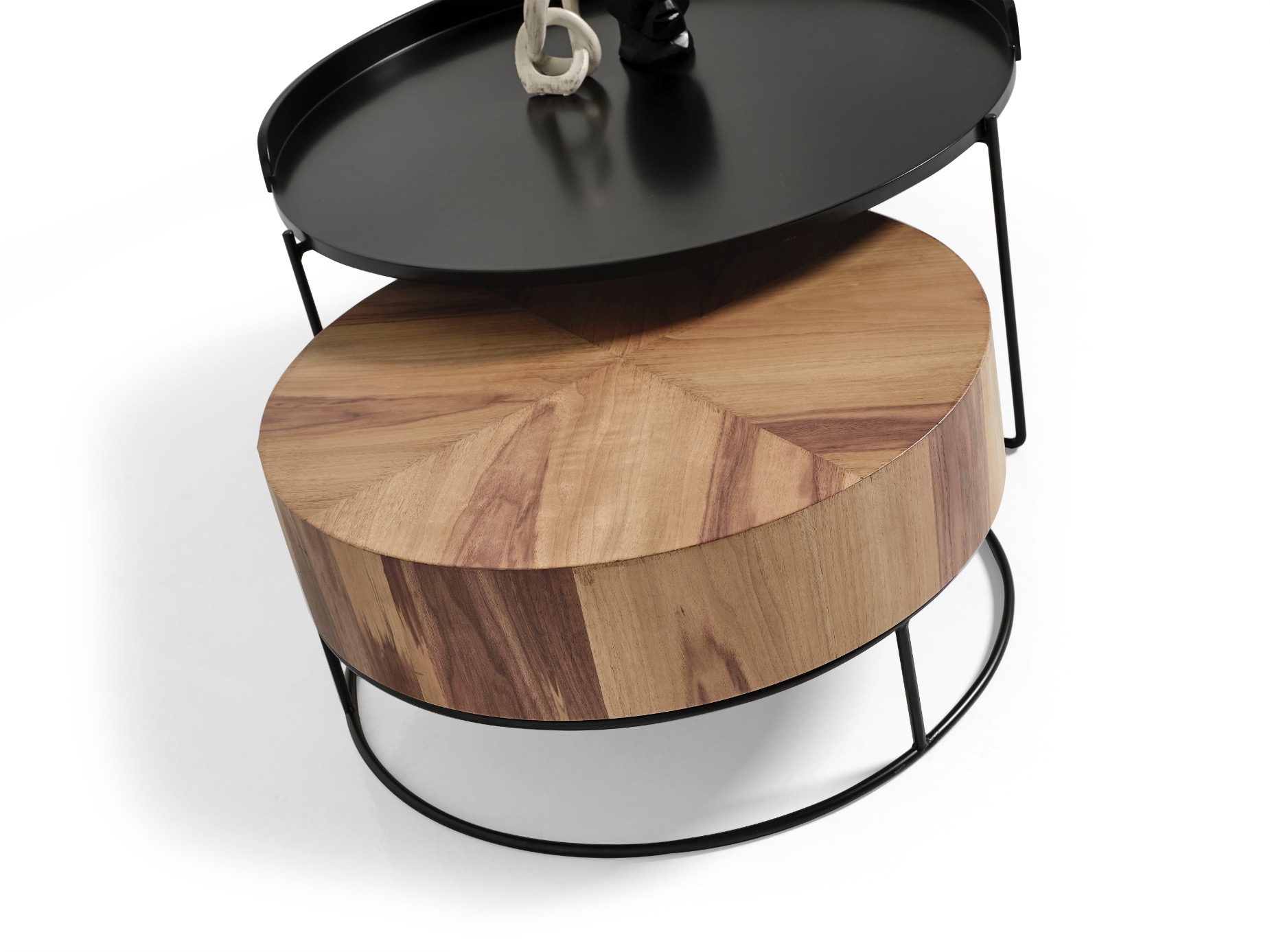 Walnut Modern Sehpa