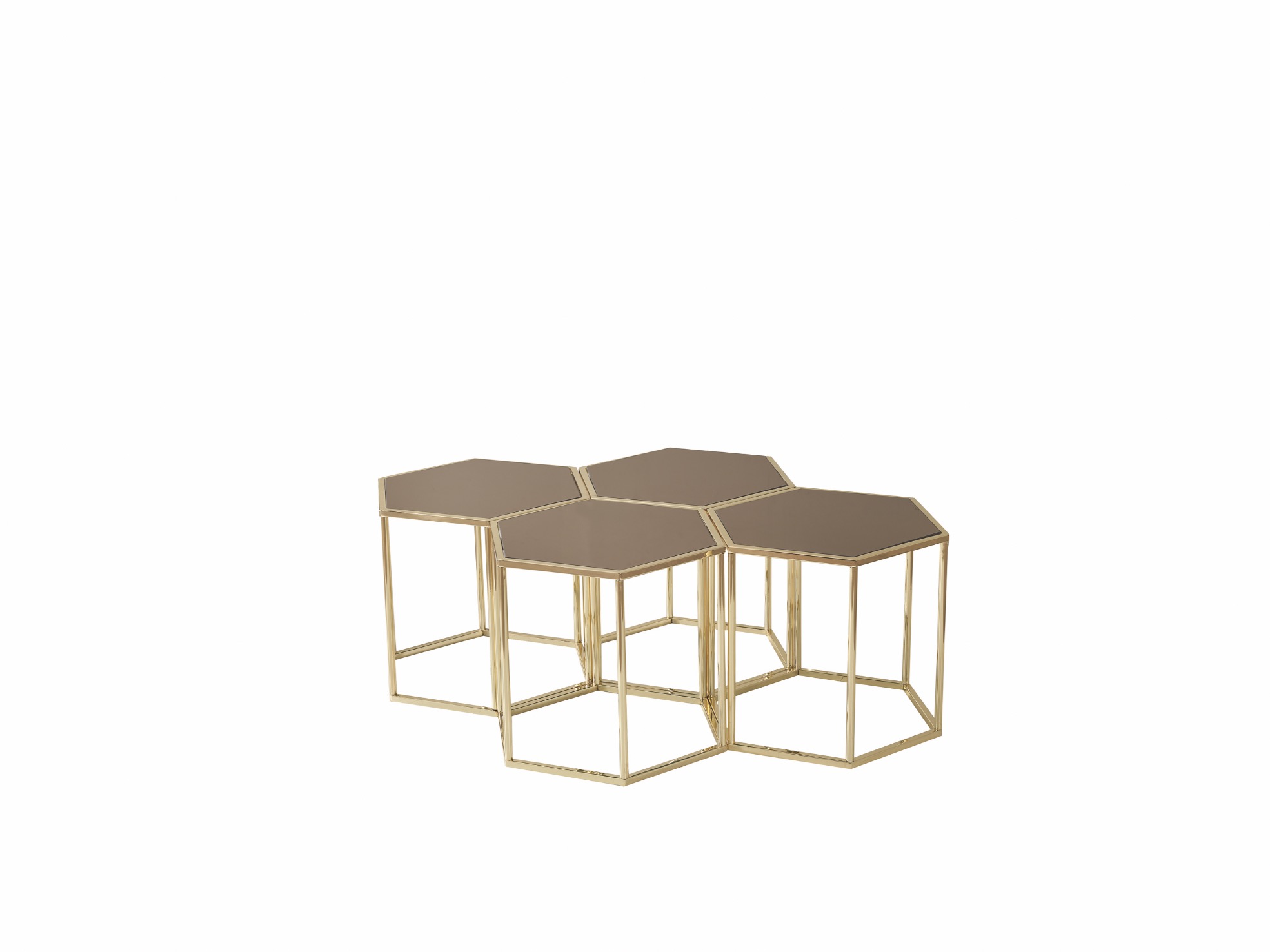 Zigon 4 lü  Gold Sehpa